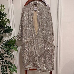 Anthropologie BB Dakota Sequin Duster - Size 1X